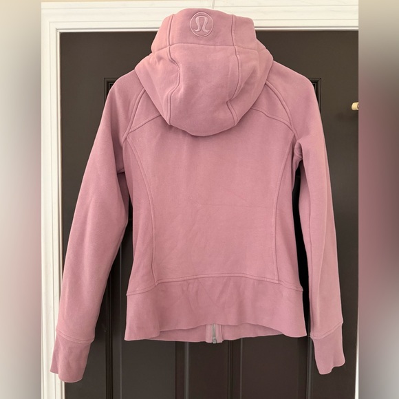 Lululemon Scuba Full Zip Hoodie Sweatshirt 6 Purple Pink Maive - Picture 5 of 7